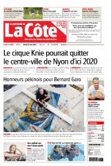 Journal La Côte 29 août 2017 p.1